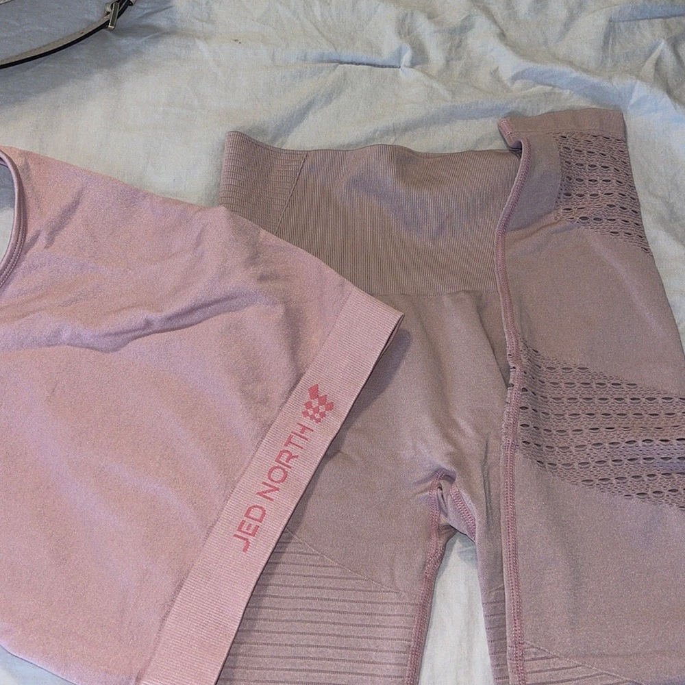 Matching pink gym set